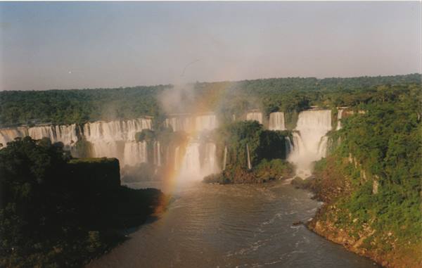 falls with the rainbow