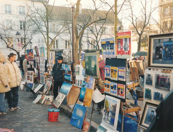 the artists' district of Montmartre