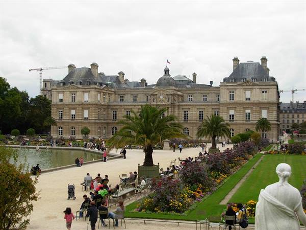 the Luxembourg gardens