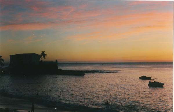 sunset at Praia da Barra