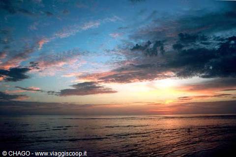 sunset over the Red Sea
