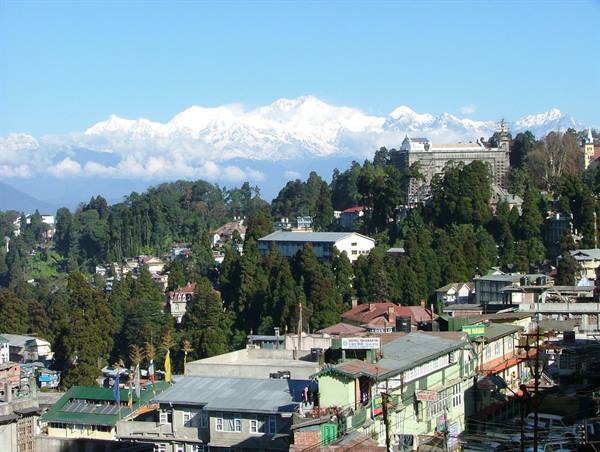 view of the Himalayan range