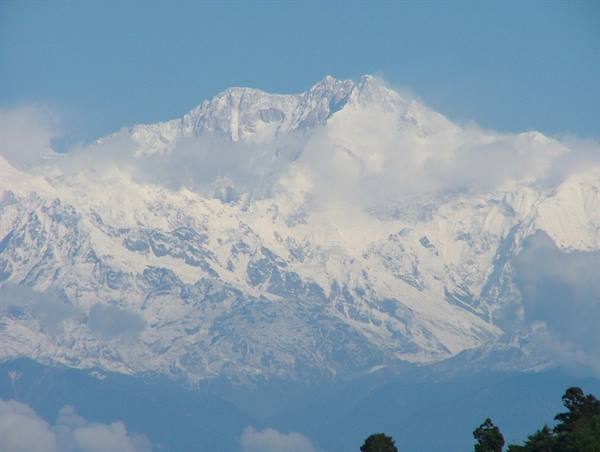 mount Kanchenjunga 8,591 m. the third highest peak of the Himalaya