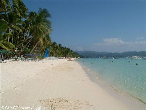 the White Beach of Boracay