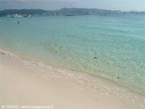 the sea of Boracay