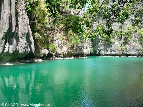 the El Nido lagoon