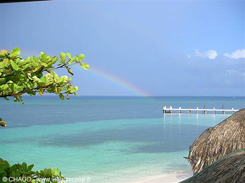rainbow at Sandy Bay