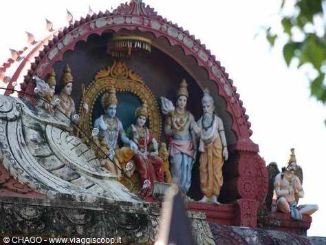 detail of Hindu temple