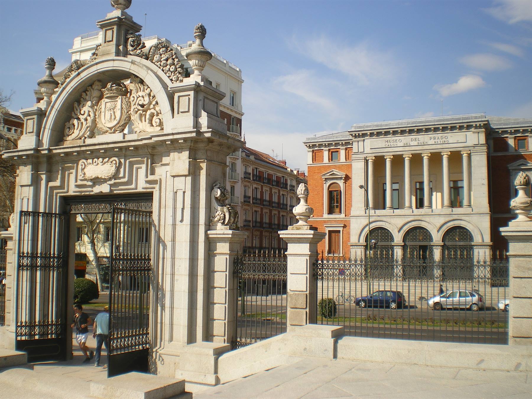 View of the Prado from the Buen Retiro Park