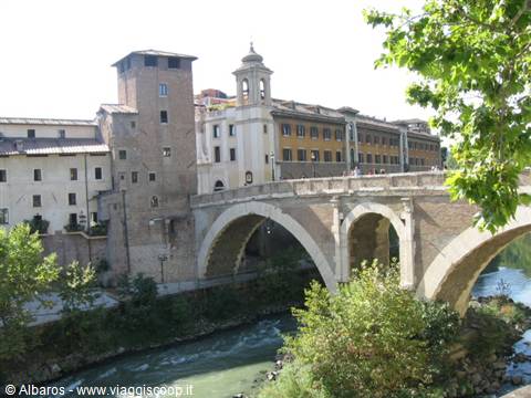 Tiber Island and Ponte Fabricio
