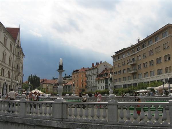 the sky above Ljubljana...