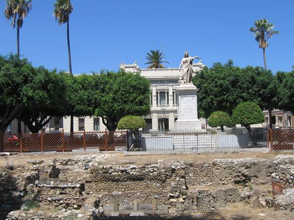 in front of the Government Palace they dig into memory...