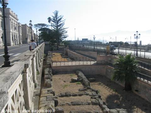 Roman excavations on the seafront