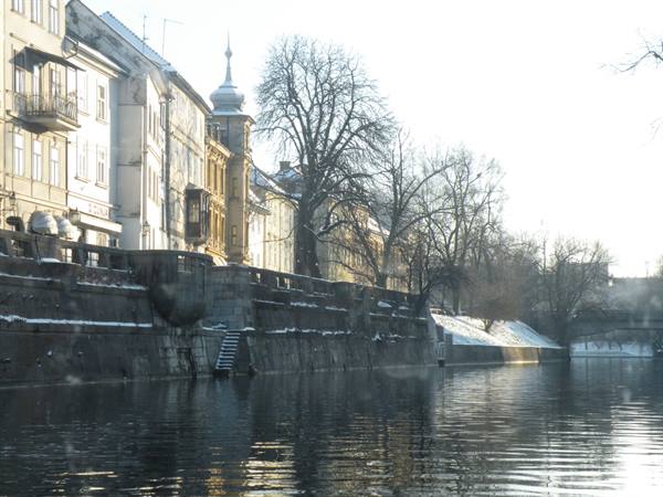 view from the Ljubljanica