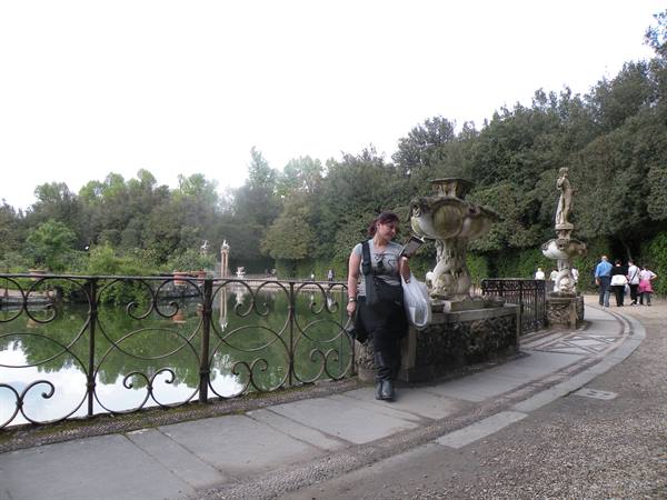 in the Boboli garden