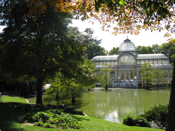 Glass palace at the Buen Retiro park