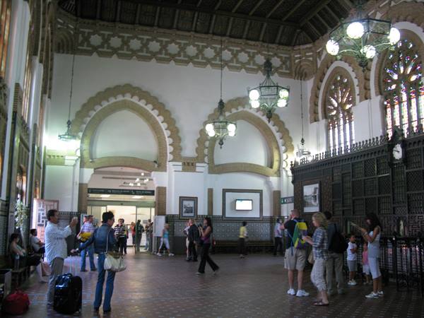 interior of the Toledo station