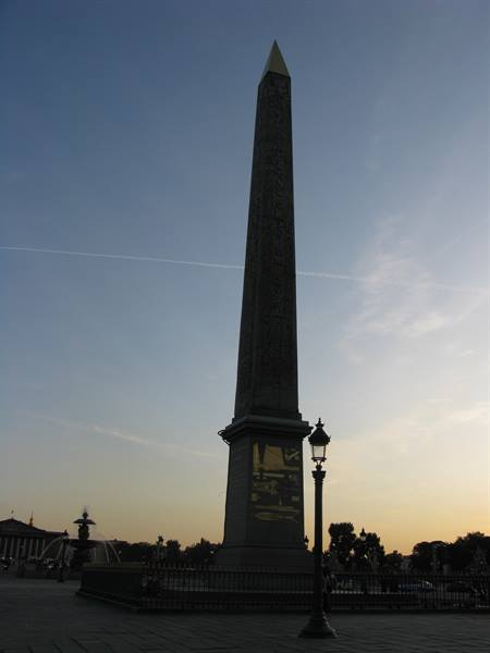 the Obelisk at la Concorde