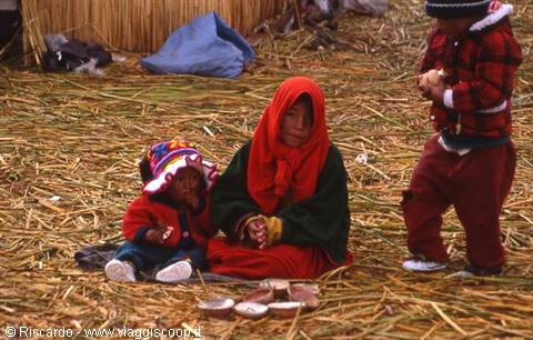 Uros Islands on Lake Titicaca