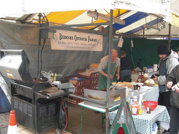 ostrich burgers, cambridge