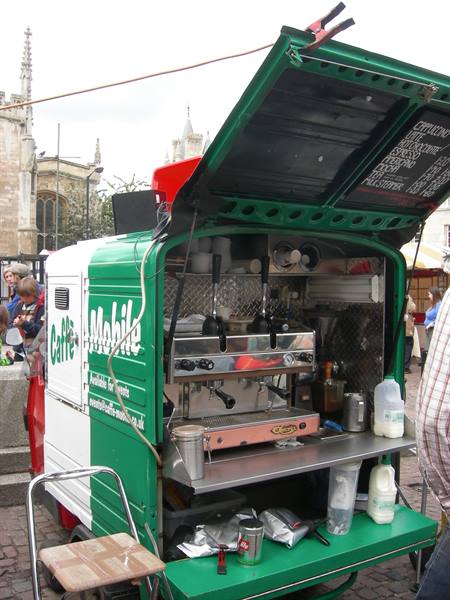 mobile café, cambridge