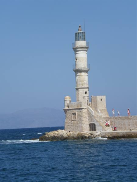 The lighthouse of Chania