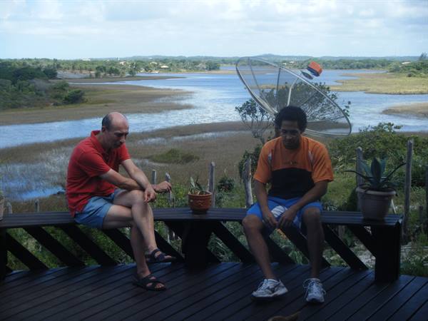 View of the sucuri lagoon ( anacondas) in Acquas de Sauipe 