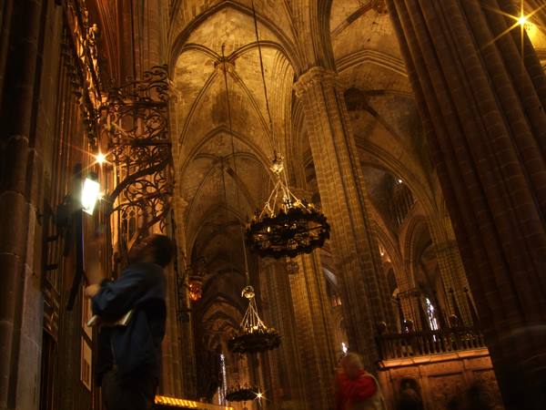 Interior of Barcelona Cathedral