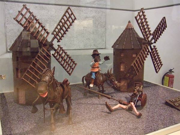 Don Quixote at the Barcelona Chocolate Museum