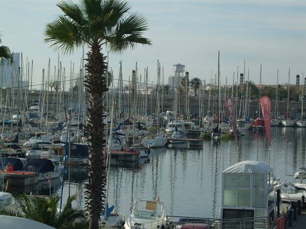 The port of Barcelona