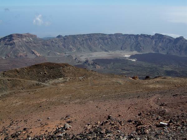 At the top of the Teide (Tenerife)