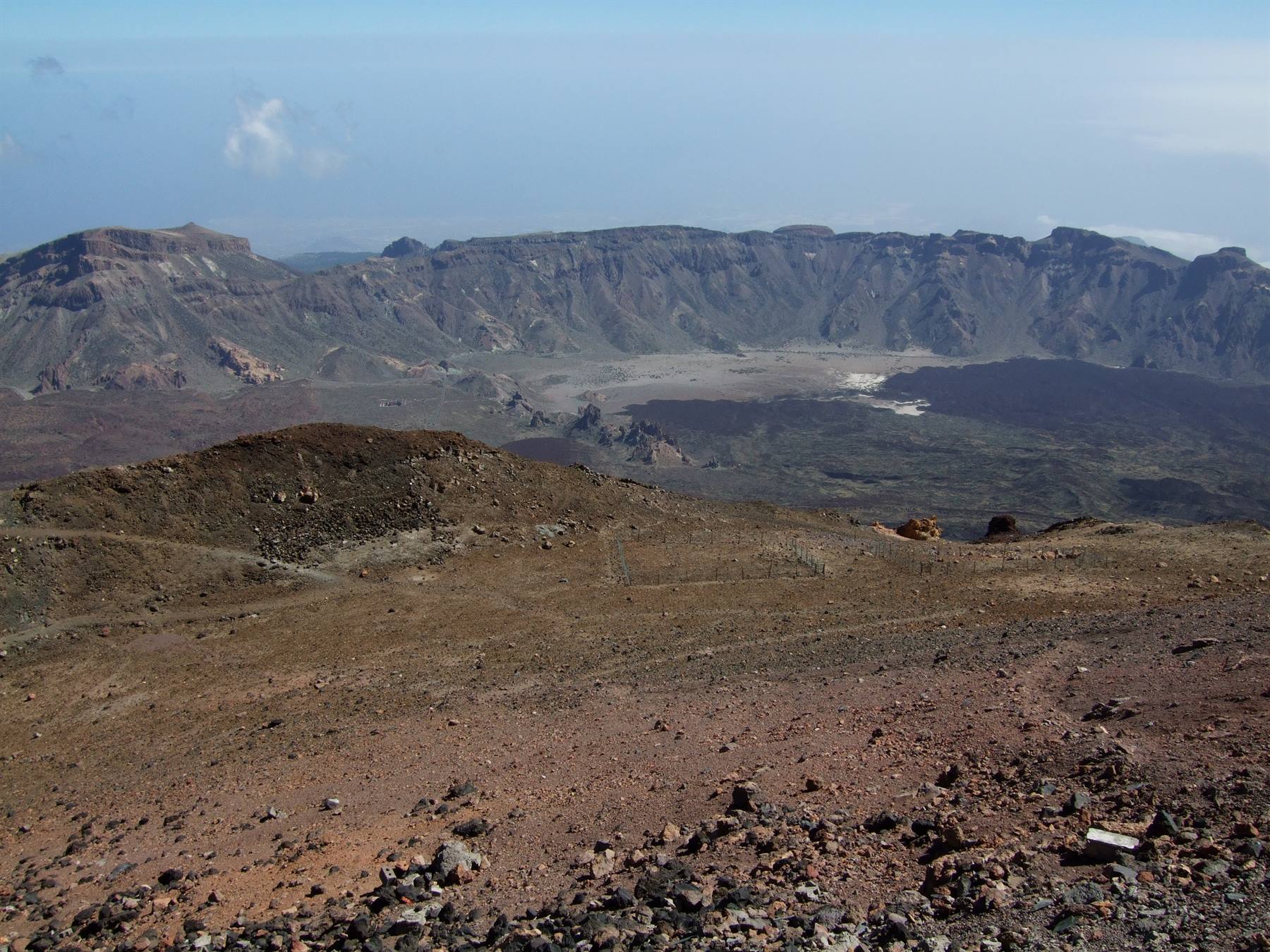 At the top of the Teide (Tenerife)