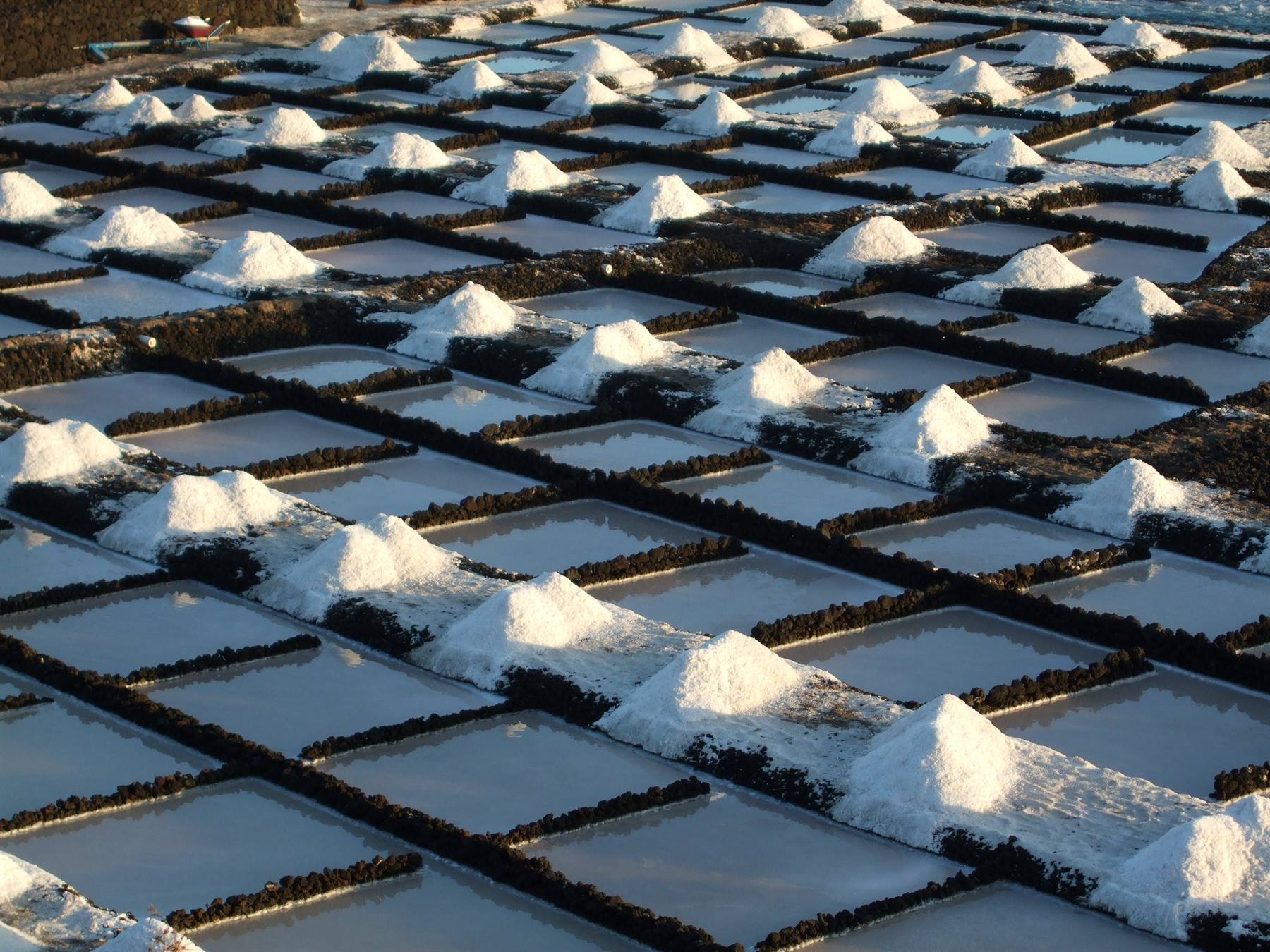 Salt flats in Fuencaliente (La Palma)