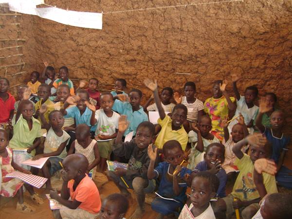 Kids from a primary school near Tsavo east