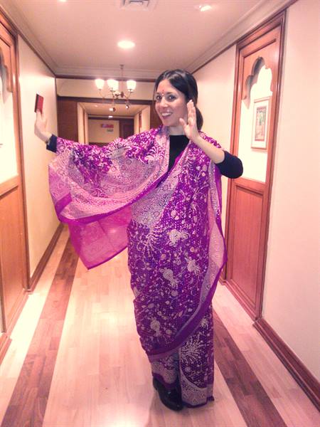 my sari!!
