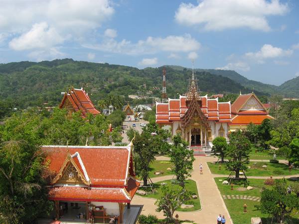 buddhist temples at Wat chalong