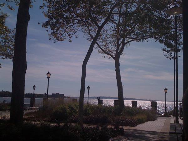 Battery Park - Southernmost tip of Manhattan - from here you 'set sail' for Miss Liberty