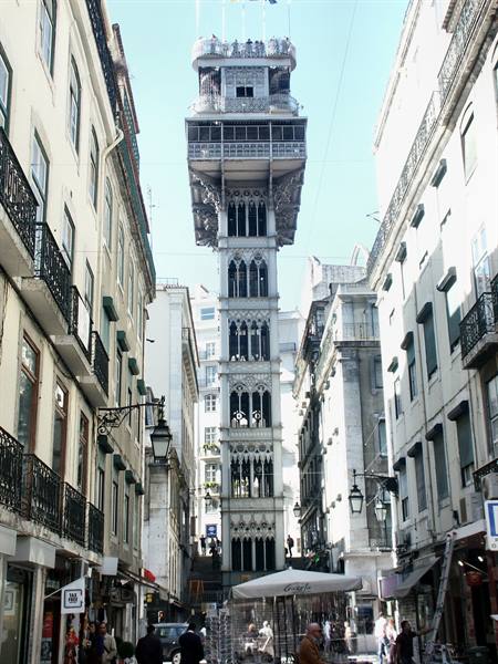 01 Lisbon - 03.06 Baixa - Elevador de Santa Justa da Rua Augusta