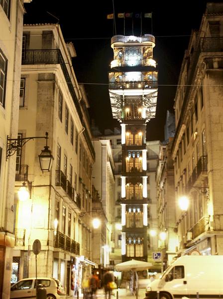 01 Lisbon - 03.14 Baixa - Elevador de Santa Justa da Rua Augusta