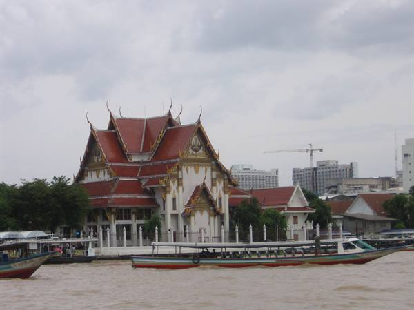 Bangkok view from the Chao Phraya river