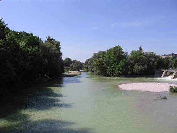 Munich, the Isar river