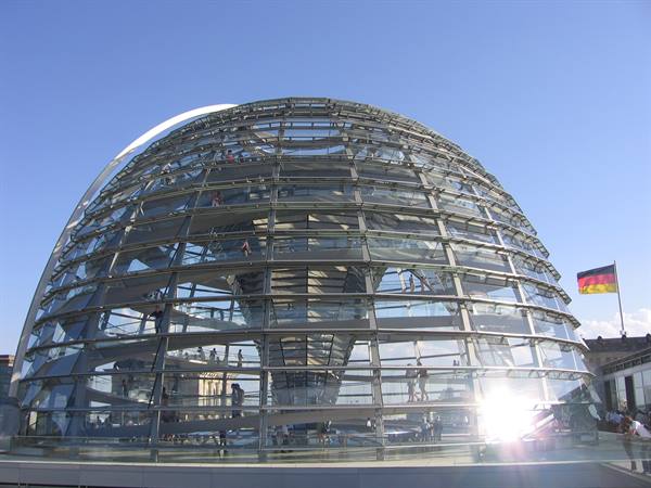 Berlin, the Reichstag dome