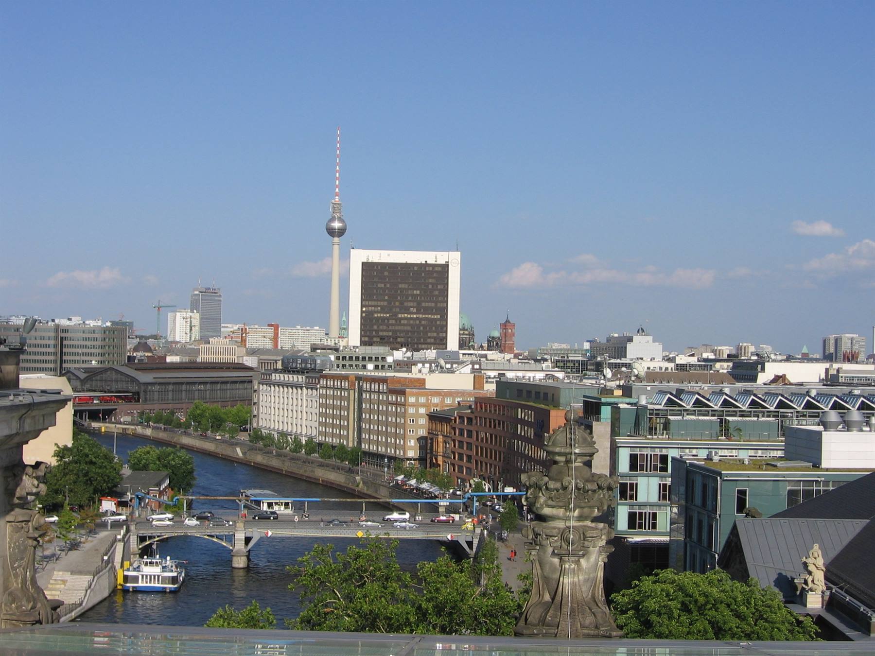Berlin, view from the Reichstag dome