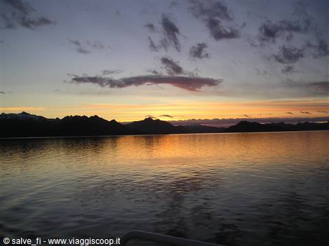 SUNSET ON THE BEAGLE CHANNEL