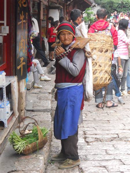 "Naxi" woman in Lijiang