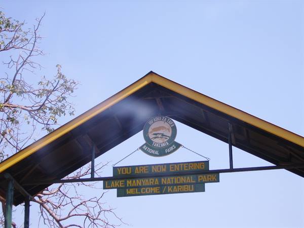Entrance to Lake Manyara Park