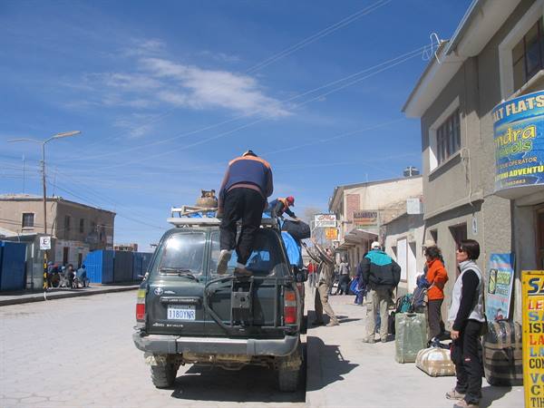arrival at Uyuni Adios amigos!