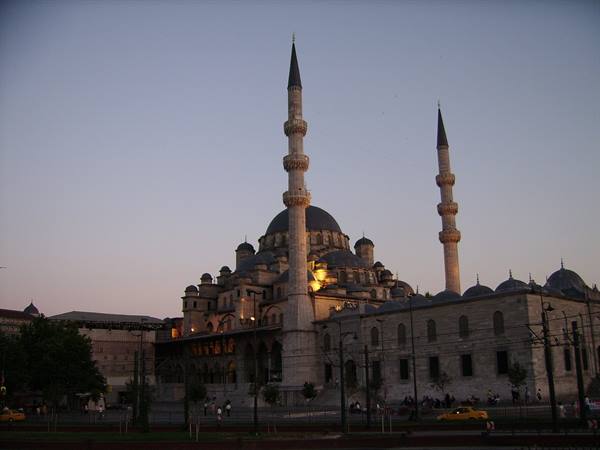 Mosque at sunset