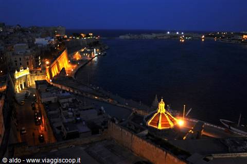 Valletta at sunset