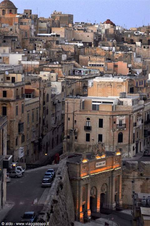 Valletta at sunset